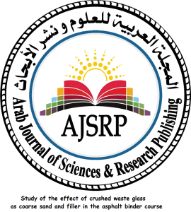 study of the effect of crushed waste glass as coarse sand and filler in the asphalt binder course